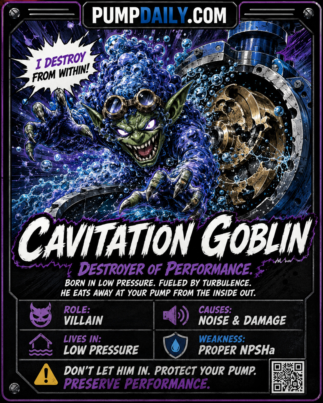 Cavitation Goblin character card