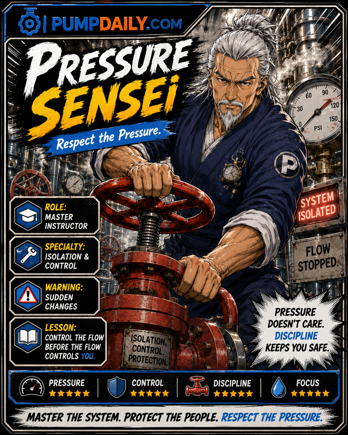 Pressure Sensei character card